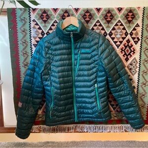 Marmot Women's Teal Green Puffer Jacket